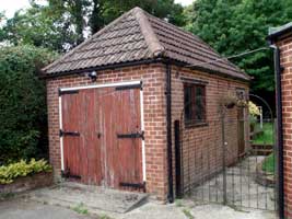 suburban garage